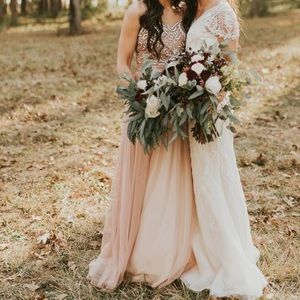 Maya maxi dress blush size 4